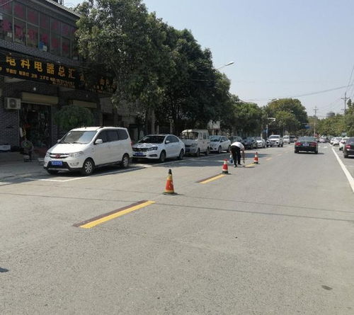 荥阳市汜水镇对镇区东关 安澜门路段道路交通标识标线重新施划